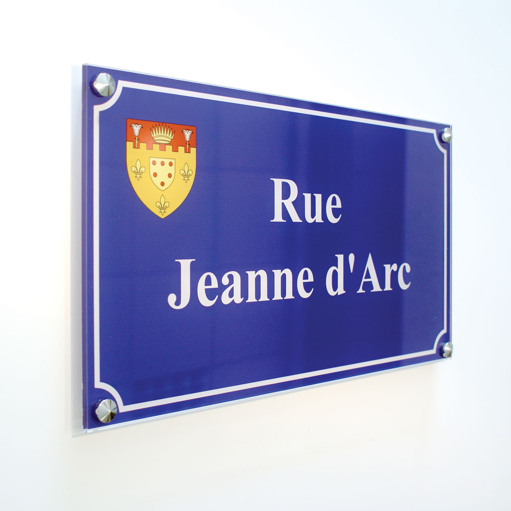 plaque de rue