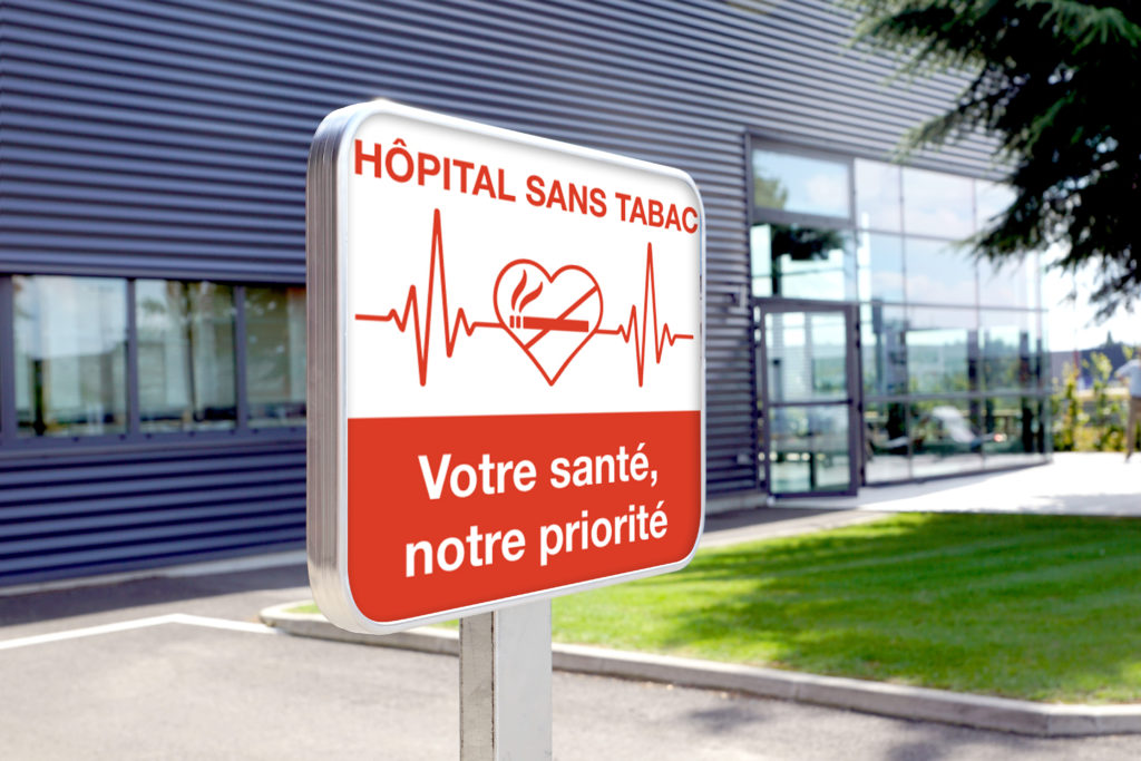 Panneau Hôpital Sans Tabac