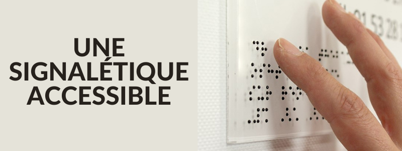 signalétique en braille