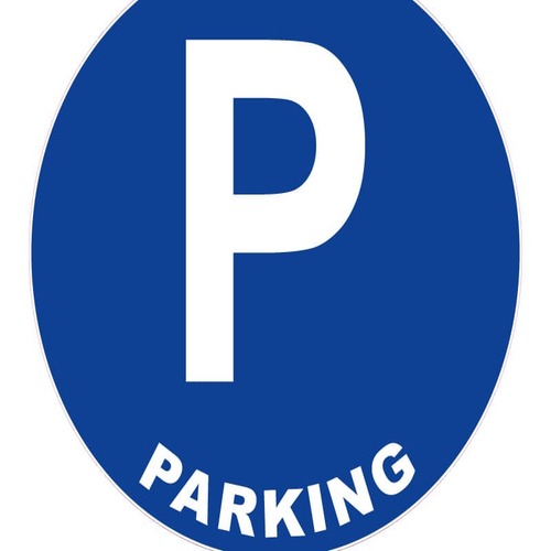 Panneau parking bleu - Direct Signalétique